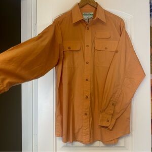 Orvis Buzz Off Insect Shield Button Down, Orange, Men’s size M